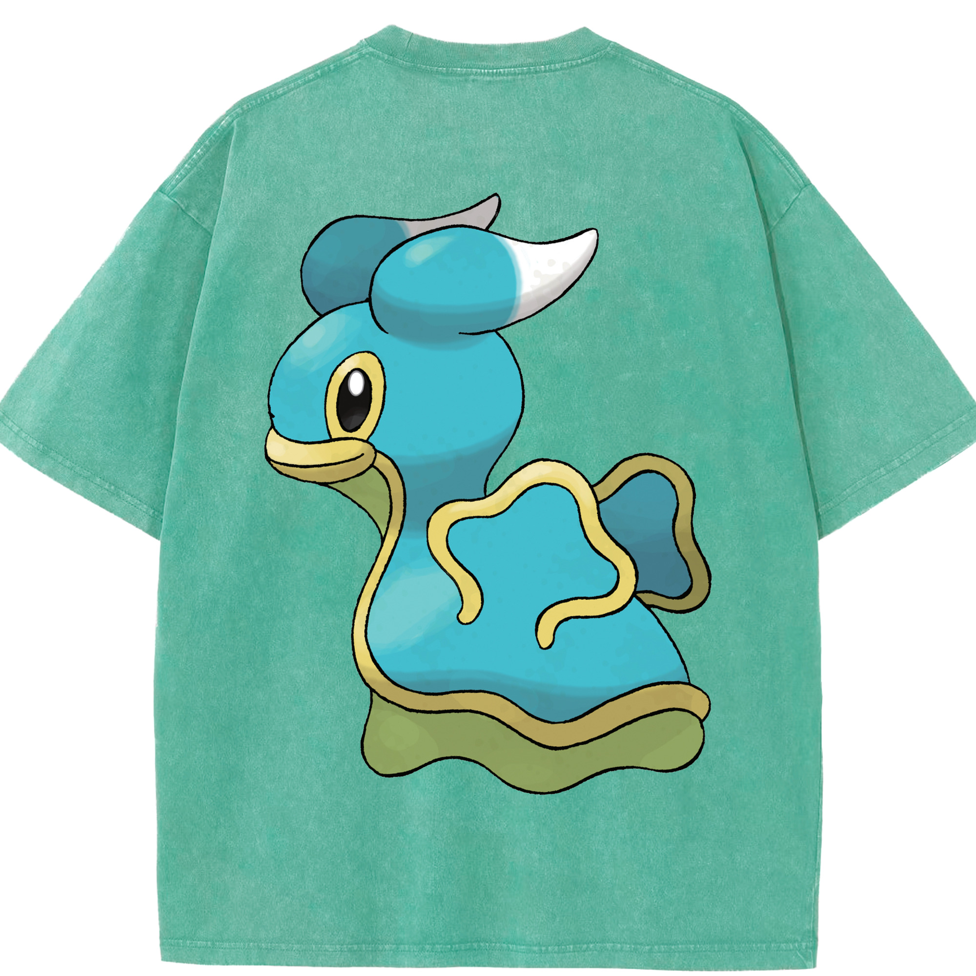 （画像用） ポケットモンスター Pokémon 綿100% ヴィンテージ風 半袖Tシャツ（背面プリント）